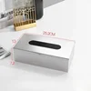 Highend Luxury Stainless Steel Desktop Tissue Box Can Wall Living Room Restaurant Office Desktop Storage Tissue Box Home Decor 6