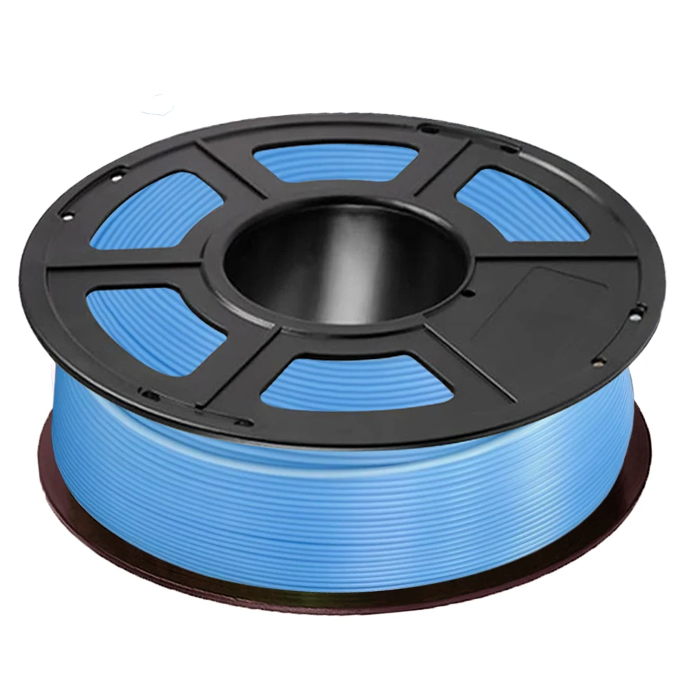 PLA 3D 프린터 필라멘트 실크 블루 화이트 그라데이션 250g 500g 1kg 3D 프린터용 pla 소재 1.75mm 와이어 진공 포장