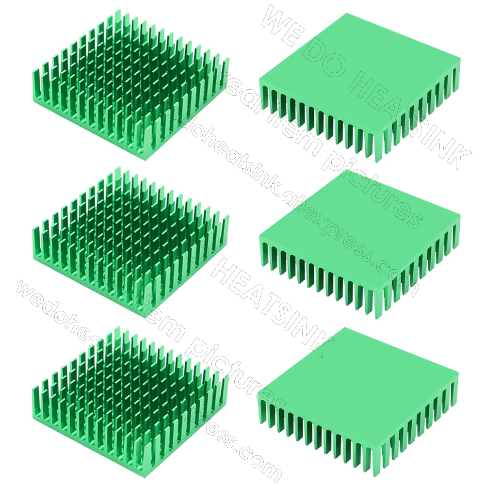 WE DO HEATSINK 40x40x11mm Without or With Thermal Pad 3D Printer Parts Black Aluminum Heatsink for Nema17 42 Stepper Motor