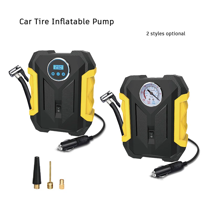 

12V Wired Automobile Tire Inflation Pump Portable High Pressure Tyre Inflator Air Compressor Pump with LED Light Tire Inflator