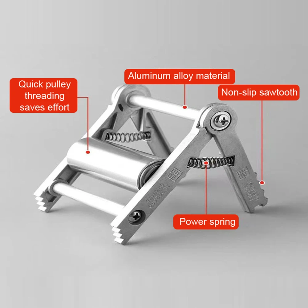 1pc Wire Threading Aid Tool with Pulley Cable Puller Auxiliary