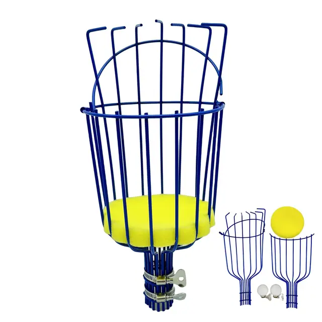 ruit Picker Pole Tool with Basket Long Handle Fruit Picking Artifact Fruit Tree Picker Apple Orange Picker Pole Tool with Basket 6