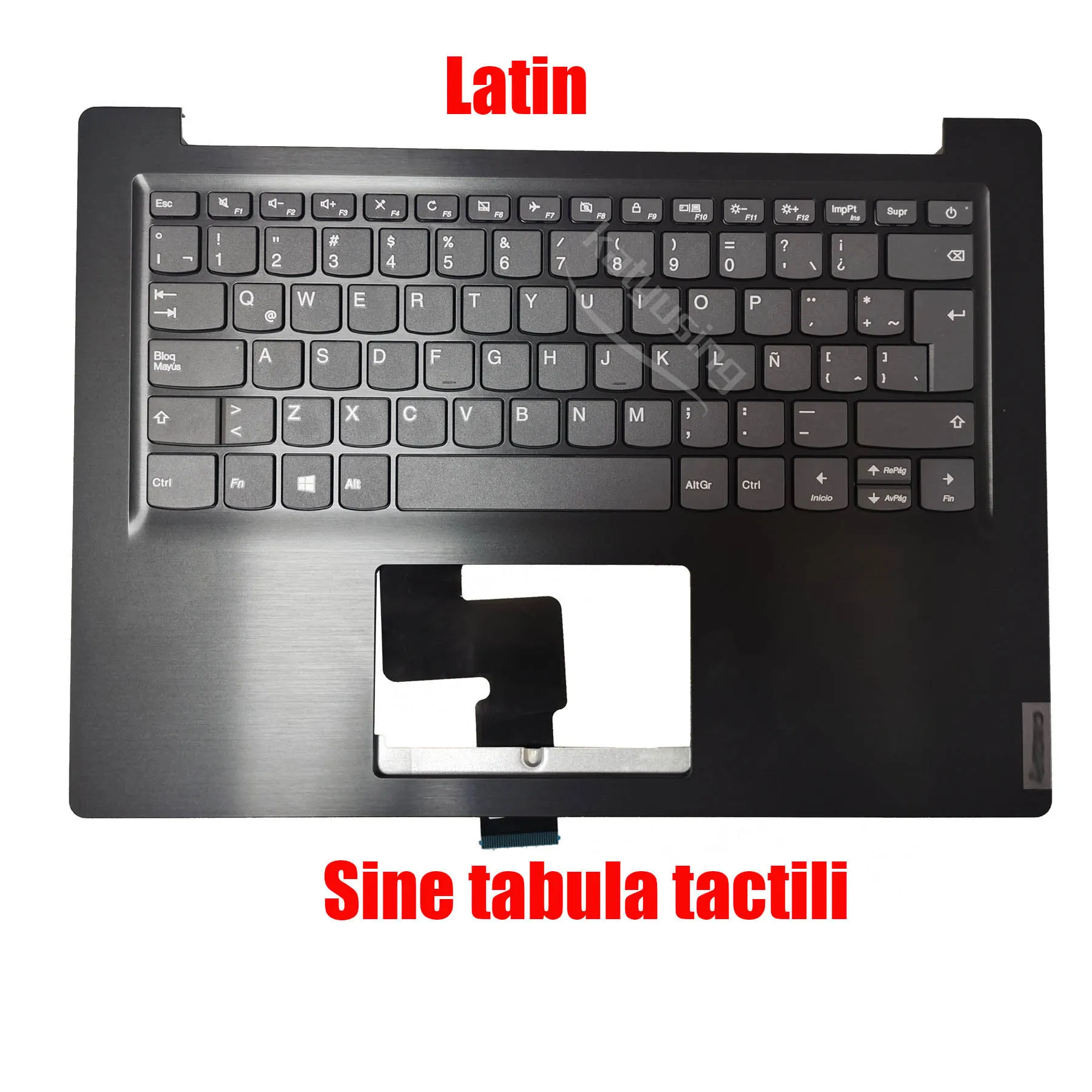Teclado Para Port&aacute;til Compatible Con Lenovo IdeaPad S145-14AST S145-14IGM S145-14IKB S145-14IML Sin Retroiluminaci&oacute;n (con Llave De Encendido Y Apagado) (dise&ntilde;o Latino