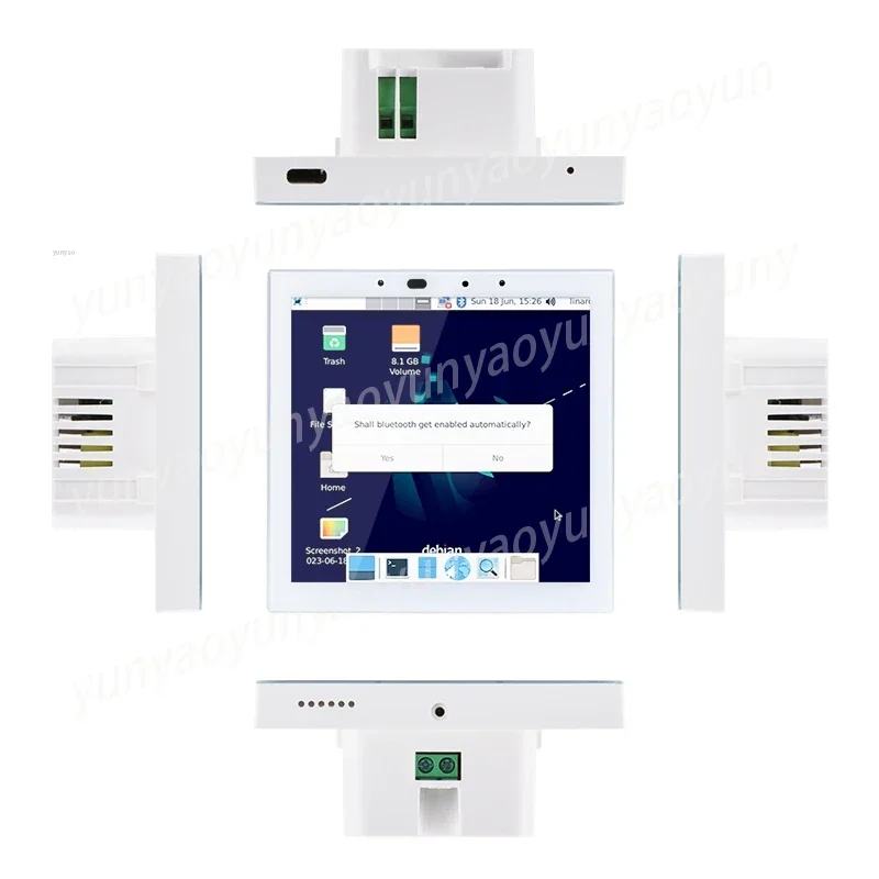 4인치 터치 스위치 WiFi 스마트 홈 컨트롤러 USB 패널 (호텔 및 홈 오토메이션 제어용)
