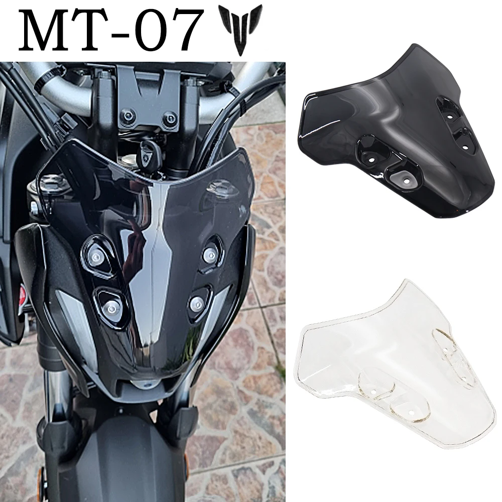 

New Motorcycles Accessories Windshield Windscreen Air Wind Deflector For Yamaha MT-07 MT07 MT 07 mt07 2021 2022