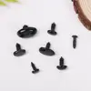 50/100pcs Black Plastic Doll Eyes Safety Eyes For toys Teddy Bear Stuffed Toys Snap Animal Puppet Dolls Craft Eye Amigurumi New 3