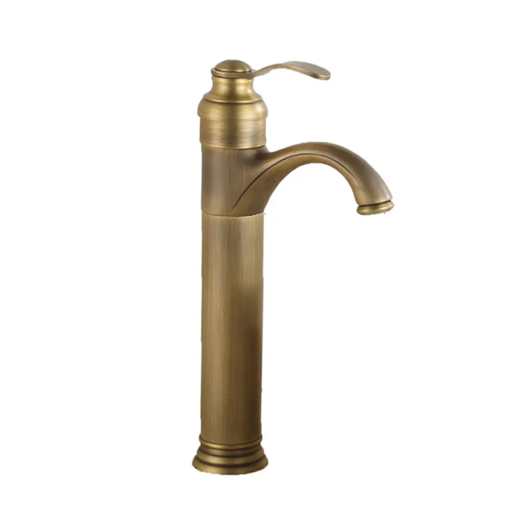 

Винтажный умывальник смеситель с одной ручкой для раковины, смесители для воды в ванную комнату