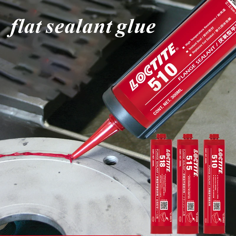 Sigillante Piatto 300Ml/50Ml Loctite 510 515 518 Colla Resistente All'Olio Ad Alta Temperatura Guarnizione Anaerobica Della Flangia Guarnizione Adesiv