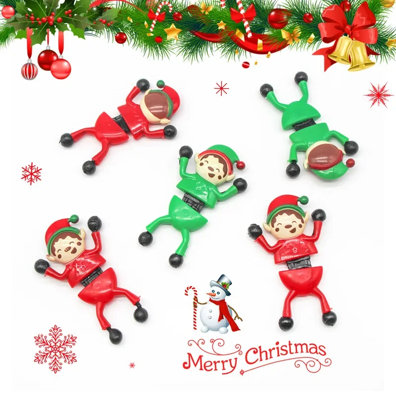 5Pcs Children Snowman Sticky Wall Climber Men&rsquo;s Party Toys for Birthday Party Favors Pinata Fillers Gift Bag Christmas Gifts