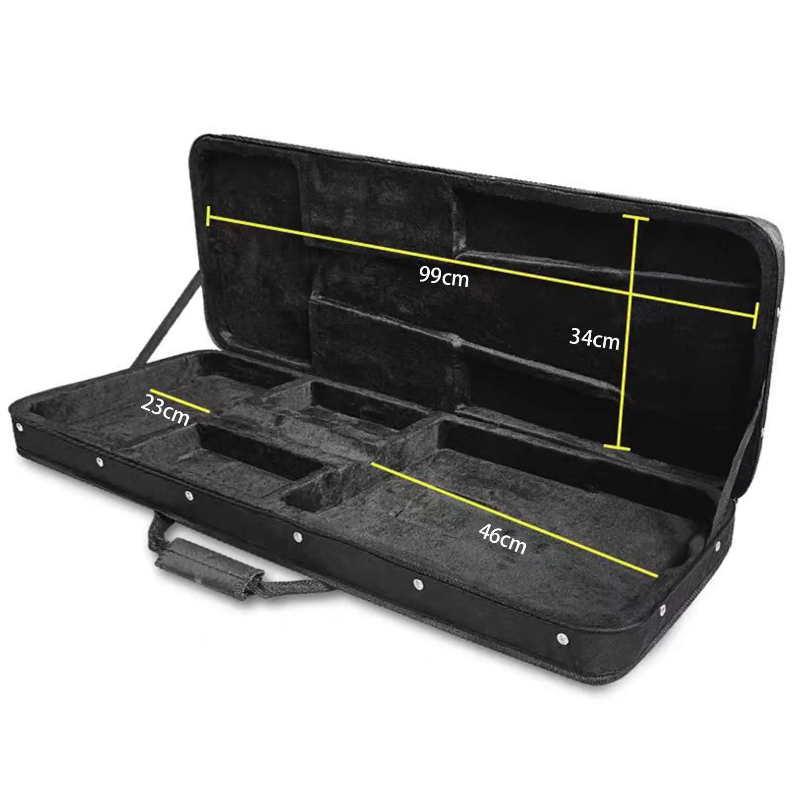 Electric Guitar Case,Guitar Bag Professional Padding Dustproof Shoulder Strap Portable Carrying Case for Electric Guitars