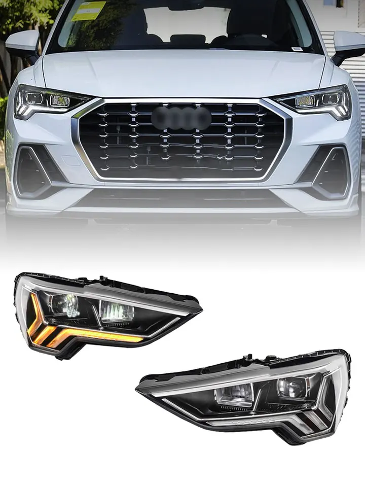 週末値下げ　アウディ　Q3 右ヘッドライト アウディ Q3 右 ヘッド ランプ ライト 3A941036 83A941783D