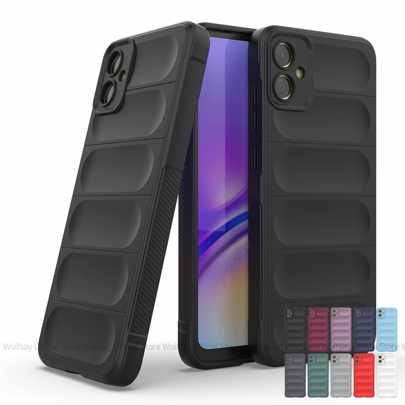 

Чехол для Samsung Galaxy A05, роскошный Силиконовый противоударный чехол из ТПУ с защитой от отпечатков пальцев для Samsung Galaxy A05 A05S A15 A25