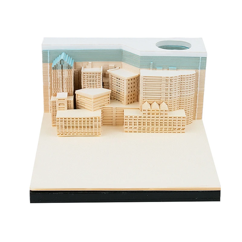 

Фотоблокнот со встроенными фонарями, блокнот для записей, блокнот для творческих заметок, 3D Художественная бумага, резьба, подарок для дома, скульптура, подарок для школы