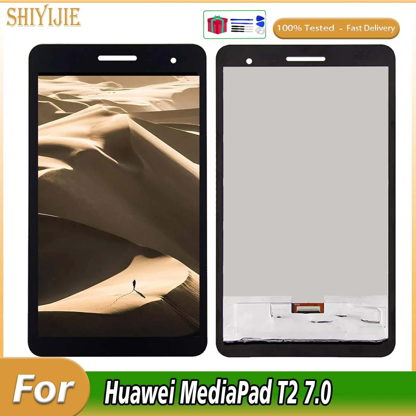 

Новинка 100% года, Протестировано для Huawei MediaPad T2 7,0 LTE BGO-DL09 BGO-L03A, ЖК-дисплей, сенсорный экран, дигитайзер в сборе
