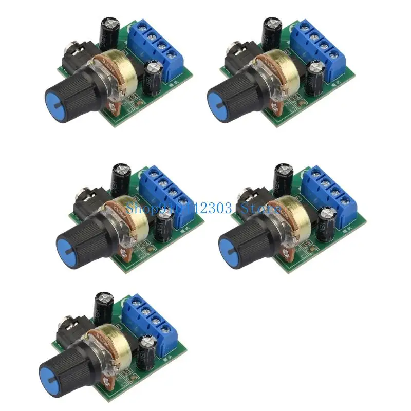 Mini Amplifier Board - Low Noise Power Audio Module, 3V-12V, 0.5W-10W Output