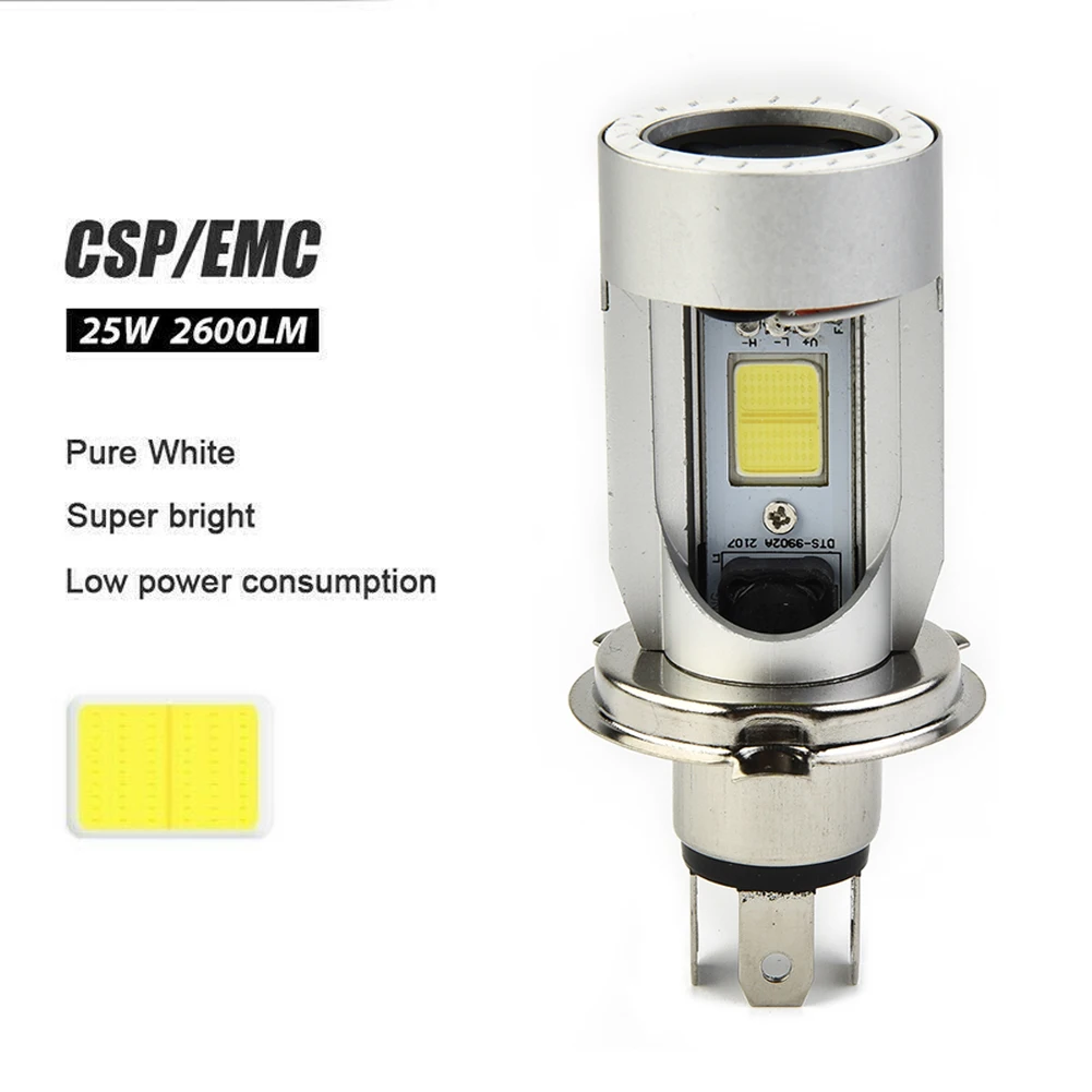 

LED Headlight Bulb H4(9003) / HB2 Aluminum Shell + LED Light Source With Fan Aviation Aluminum Radiator Waterproof Super Bright