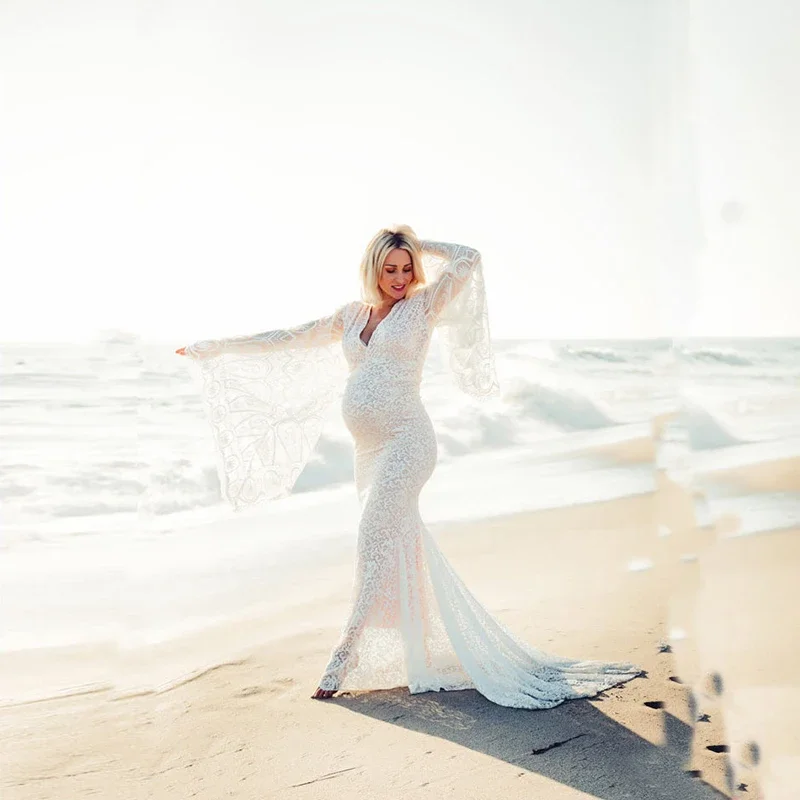 فساتين الأمومة الجديدة المثيرة للتصوير الفوتوغرافي...