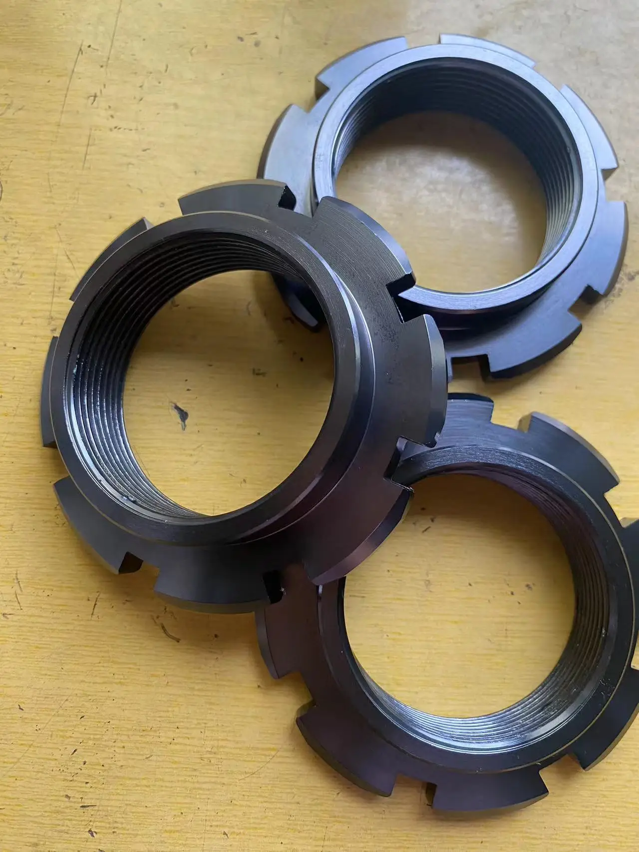 알루미늄 코일오버 스프링 시트 너트 1개, 크기 Tr52x2mm 참고 Tr 치아, 일부 HR 코일오버 예비 부품용