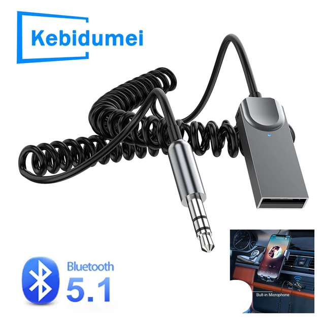 Adaptador Bluetooth X6 con Plug - Jack 3.5 mm para Carro