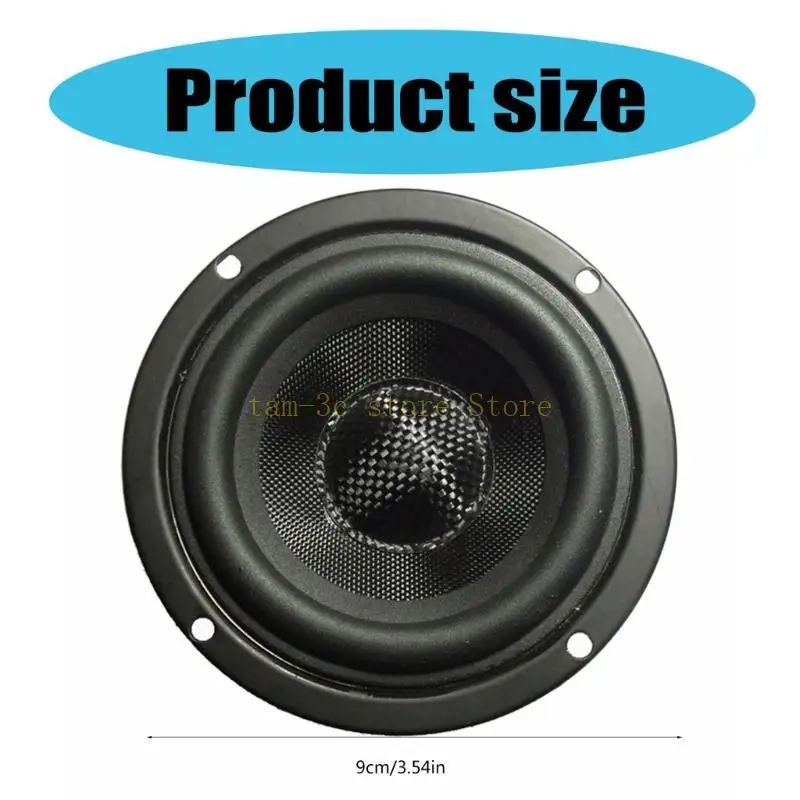 3inch Waterproof Subwoofer Hifi Speakers Full Frequency Dynamic 4OHM 15W Speakers D0UA