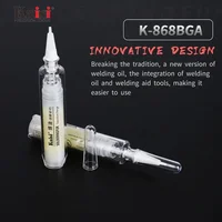 Kaisi 868 BGA Paste 10cc BGA PCB No-Clean Solder Past Flux Grease Soldering Repair for mobile phone BGA IC Repair Welding 1