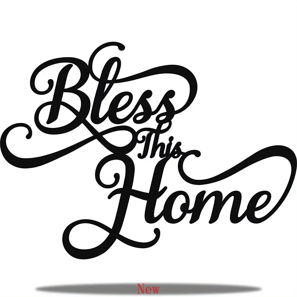 

Promotion Metal Art Home Decoration Indoor Letter Patterned Wall Hanging Decoration Restaurant Frameless Wall Mounted Living Ro