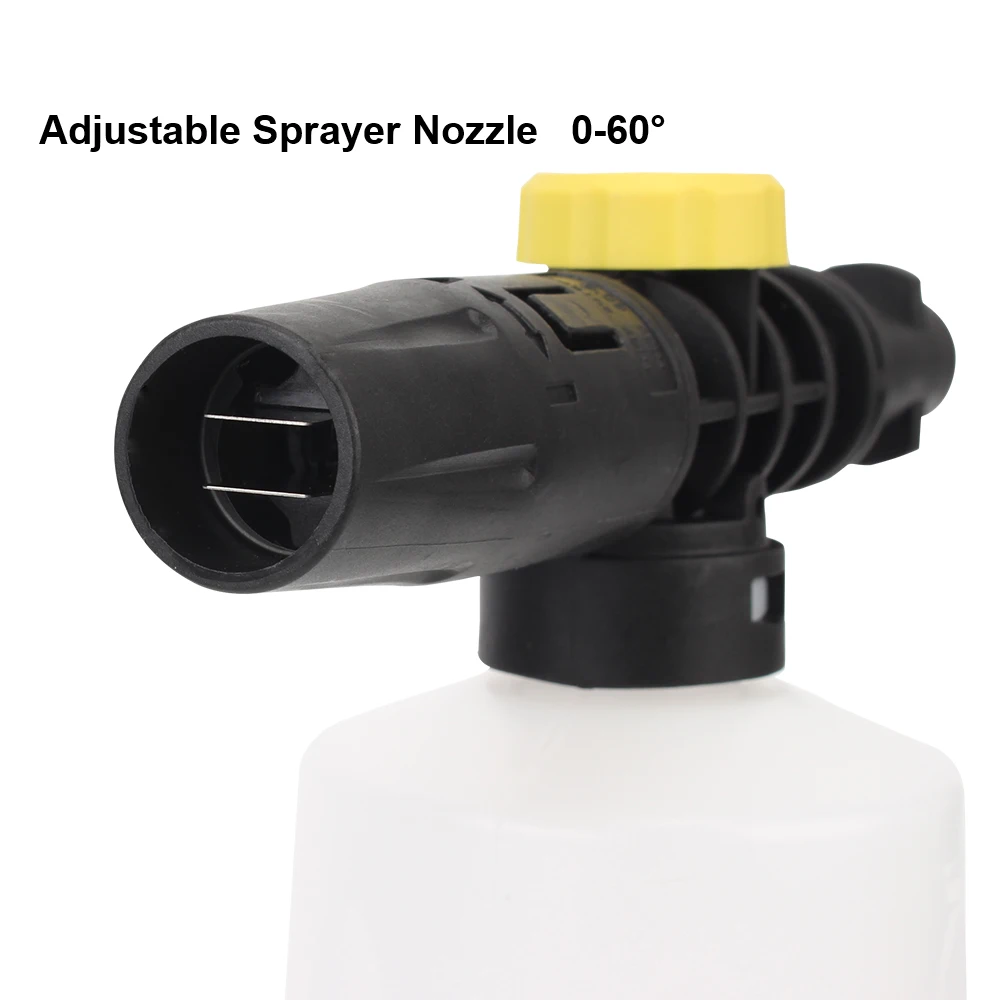 750ML Schnee Schaum Lanze Auto Seife Schaum Generator Hochdruckreiniger Für Karcher K2 K3 K4 K5 K6 K7 einstellbare Sprayer Düse – Detail 3