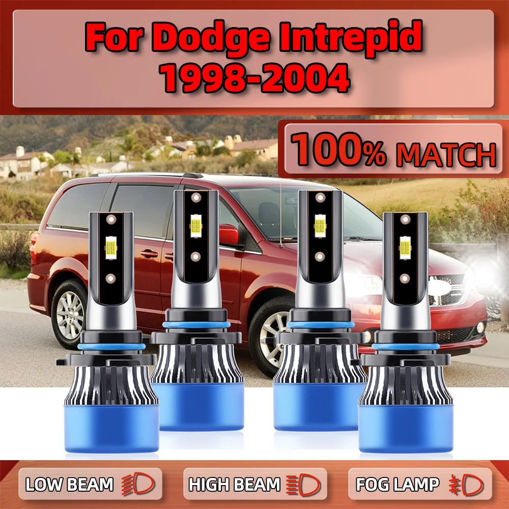 

Canbus LED Headlight Bulbs 40000LM Auto Head Lamp 12V 6000K Car Lights For Dodge Intrepid 1998 1999 2000 2001 2002 2003 2004