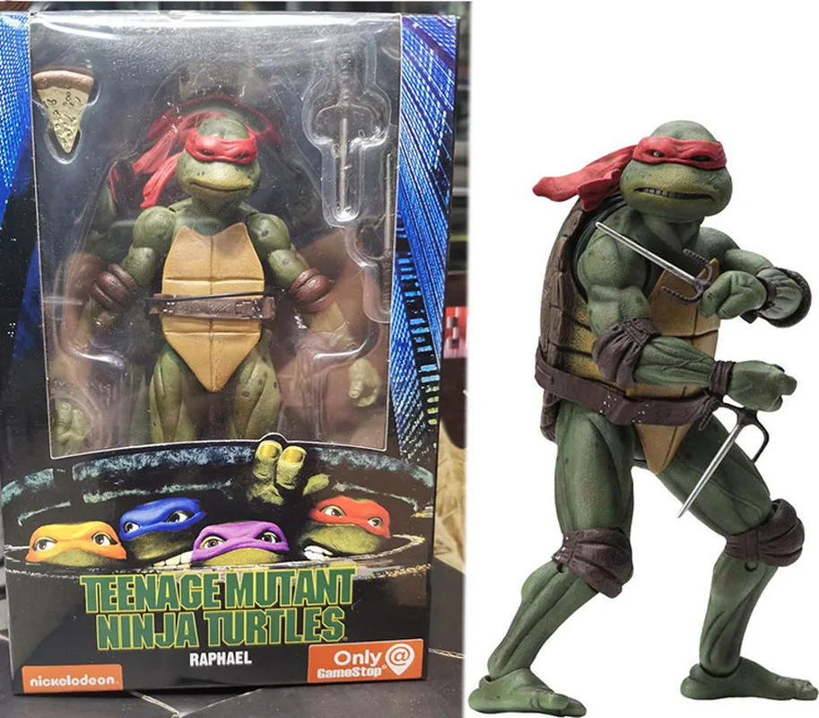 Teenage Mutant Ninja Turtles Animated Character Neca 1990 Movie