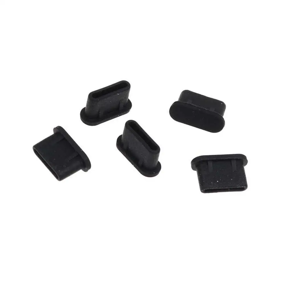 10 Stuks Type-C Stofplug Usb Oplaadpoort Beschermer Siliconen Anti-Stof Plug Cover Dop Voor Samsung Huawei Xiaomi Telefoon Stofplug