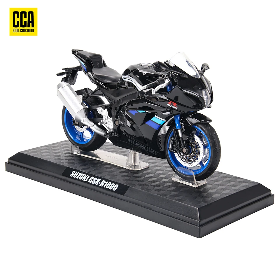 MSZ CCA 1:12 SUZUK GSX-R1000 with base alloy die-cast car