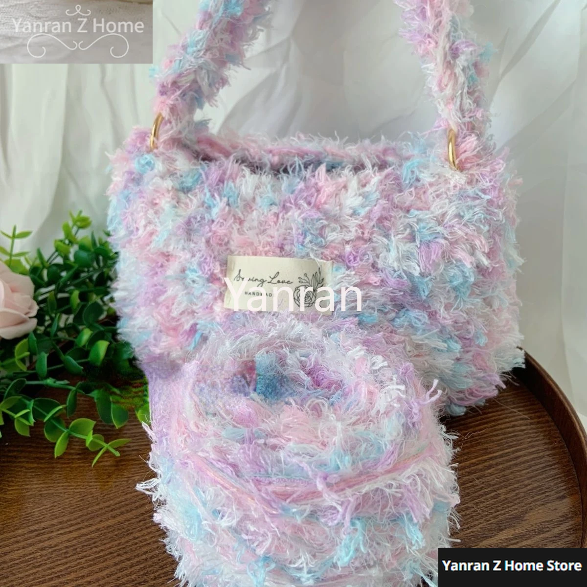 Star River Dream Crochet Yarn Hand Mixed Thread Thick Woolen Handwoven Scarf Bag Jewelry DIY Doll Soft Colorful Knitting Yarn 2