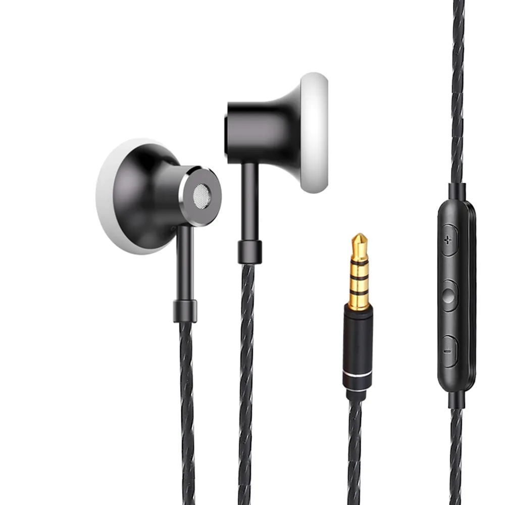 HEADROOM MS16 In Ear Earphone Earbuds Sports Running Headset With Mic For Phone/PC/Tablet