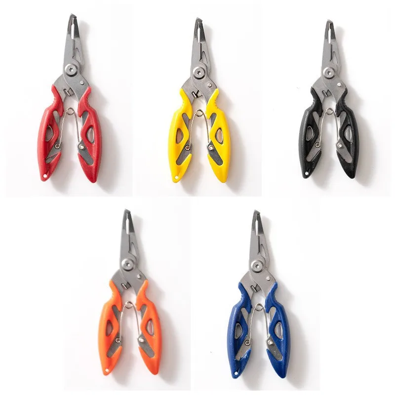 Description Picture 3 of itemWinter Tackle Pliers Vise Knitting Flies Scissors Braid Set Fish Tongs Multifunction Fishing Pliers Tools Accessories for Goods