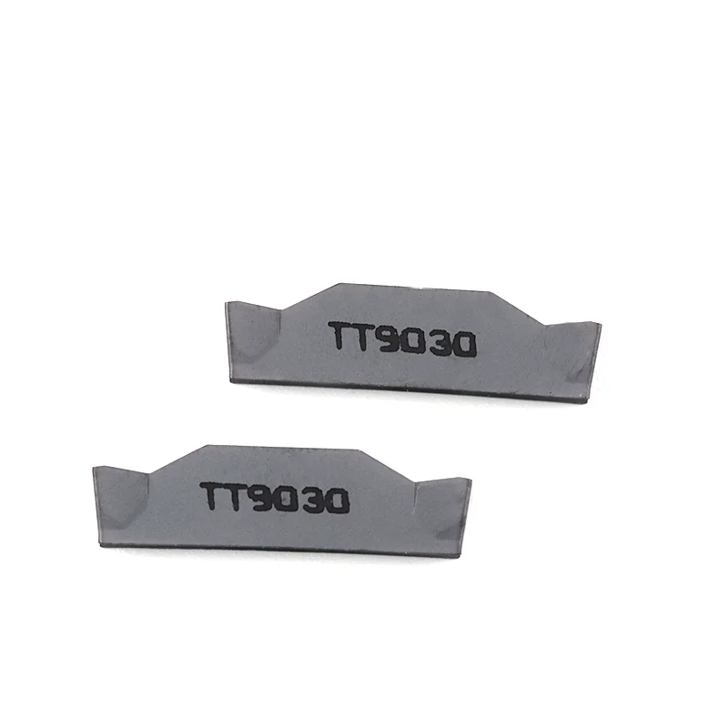 10pcs TDC2 TDC3 TDC4 TT9030 초경 인서트 원래 2MM 3MM 4MM CNC 선반 그루 빙 선삭 공구 금속 절단 블레이드 도구