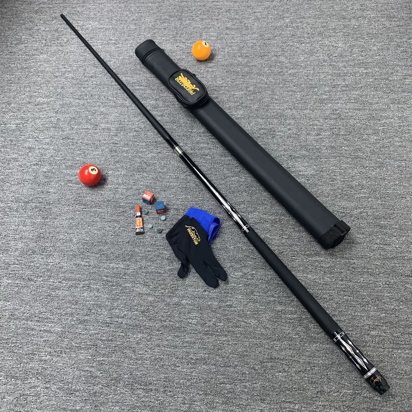 Black Technology Carbon Surface Paint Medium Head Black Eight Large Head American Nine Ball Billiards Club
