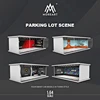 MoreArt 1:64 Gulf / HKS /Michelin /Advan Parking Garage Light Edition Assembled Scene Diorama 4