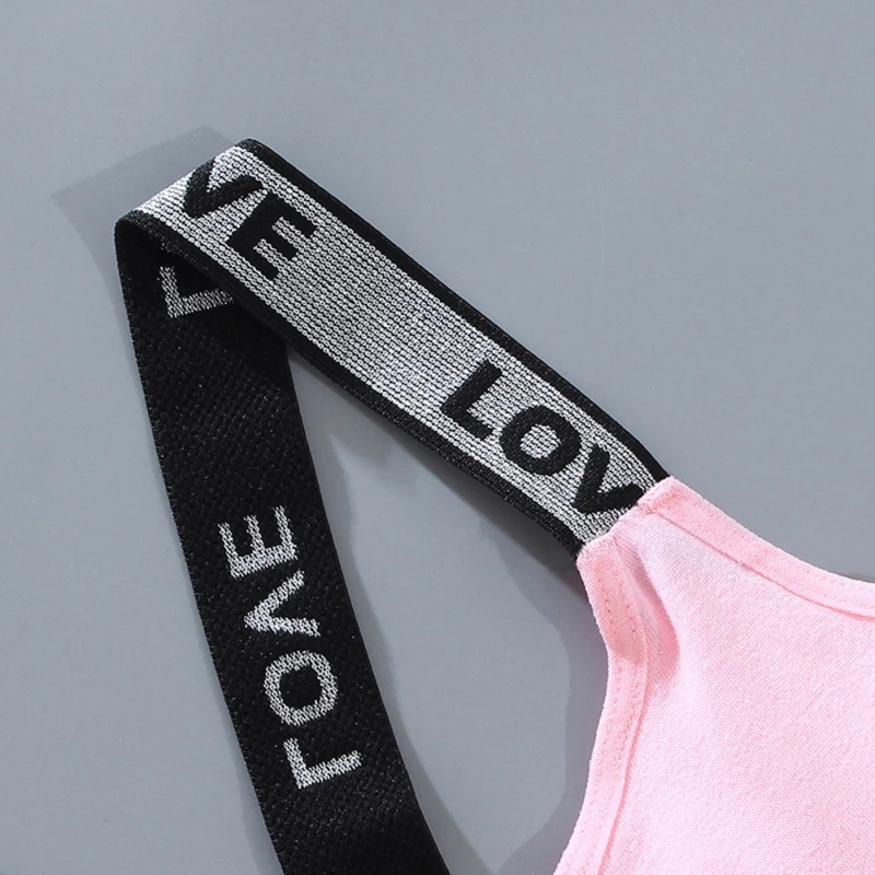 Cotton Breathable Underwear for Kids Girls Home School Teenagers Puberty Elastic Comisole Training Bras for 8-18Y Crop Tops