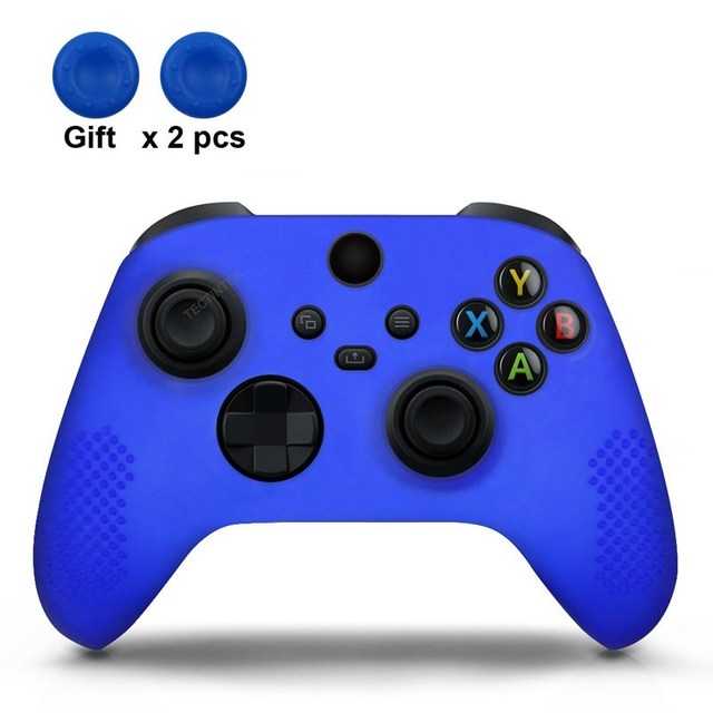 Silicone Case For Xbox Series X/S Controller Protective Skin Gamepad Rubber Skin Thumb Grips Cap Joystick Cover Shell