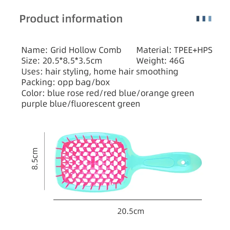 peine para cabello para uso en salón y en casa