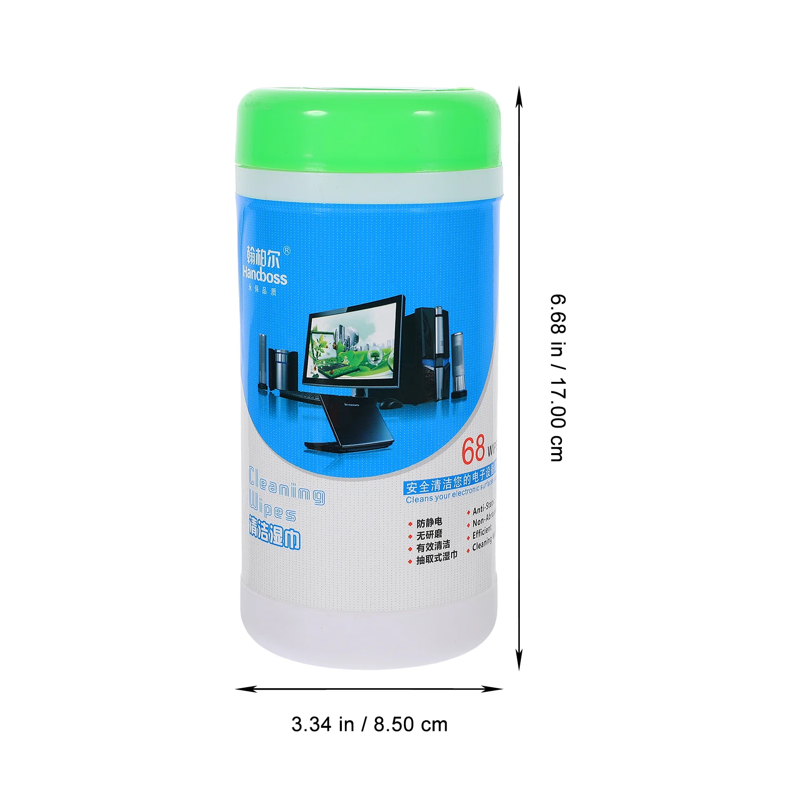 Bottle/88PCS Screen Cleaner Monitor Wipe Computer Pre-Moistened Monitor Cleaning Wipe 4