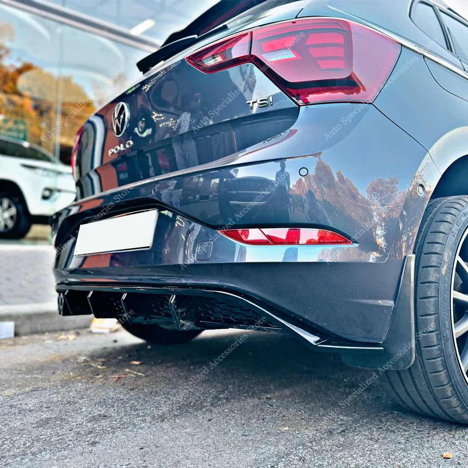 Heckspoiler Für VW T-Roc 2017-2025 - Carbon Fiber Black Diffusor Set