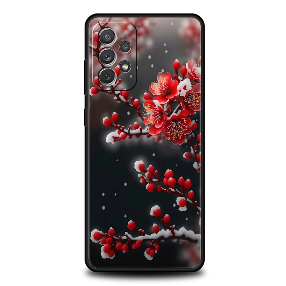 Cherry Blossoms Soft Shell Phone Case
