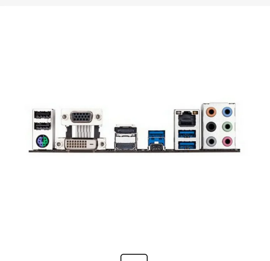 

IO I/O Shield Back Plate BackPlate BackPlates Stainless Steel Blende Bracket For GIGABYTE B360-D3H