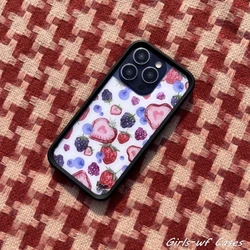 Wildflower 3D Sweet Lily Flowers Phone Case with Watermelon Cherry Lemon Design - iPhone 12 Pro Max (2qiekaiCM)