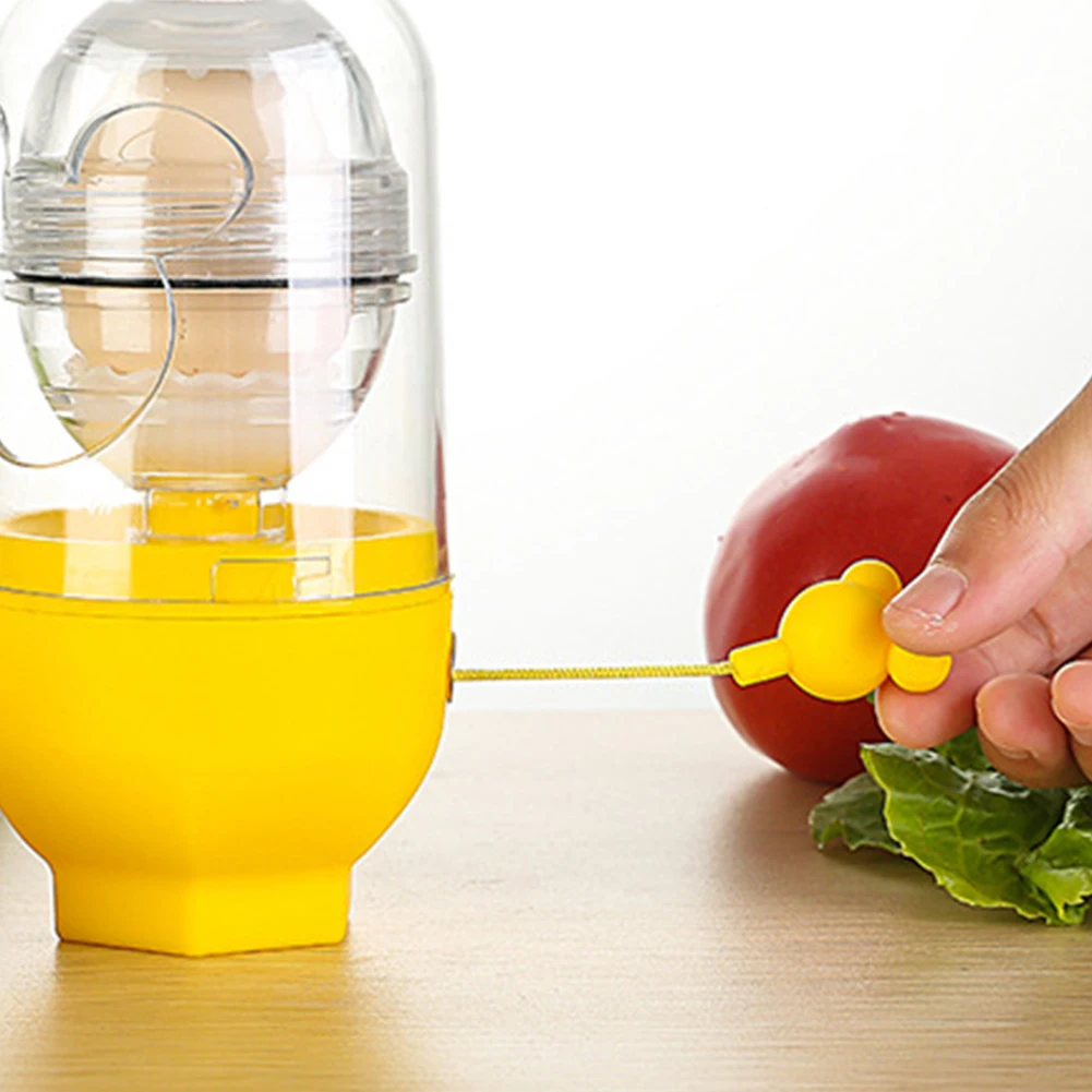 2023 New Egg Yolk Shaker Golden Whisk Egg Spin Mixer Maker Egg Scrambler  Kitchen Accessories Egg Spinner Hand Tools for Kids - AliExpress
