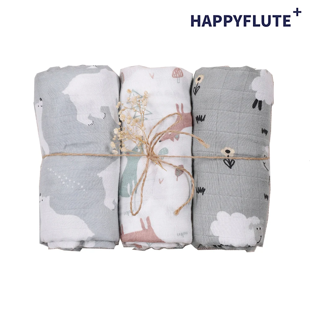 

Муслиновое седло HappyFlute, 3 шт./комплект, 100% хлопок, мягкое и удобное