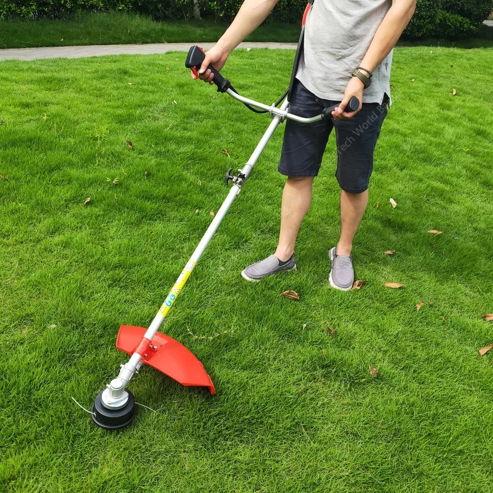 43cc Multi Function 4 In 1 Brush Cutter 2 Stroke Power Engine Gasoline Trimmer Grass Cutting Machine Tree Pruner Hedge Trimmer 5