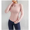 Quick Dry Stand Up Collar Fitness Jacket For Women Slim-Fit Zipper Yoga Wear Long Sleeve Breathable Running Sports Cycling Top