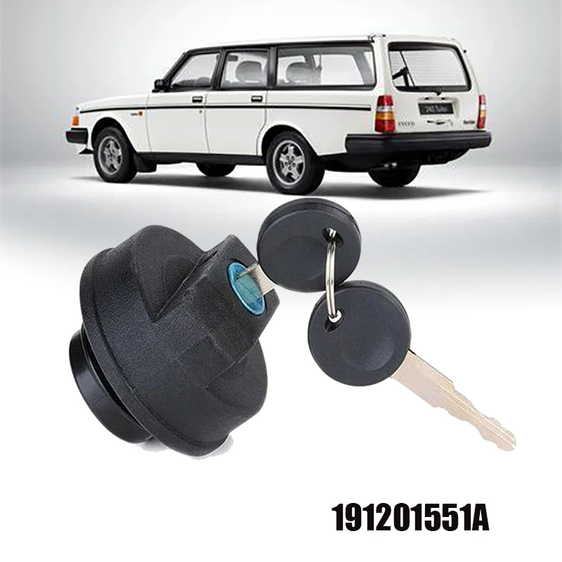 Car Locking Fuel Tank Cap Keys cover 191201551A For volvo 740